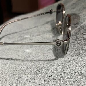 Coach Silver Rim Round Sunglasses